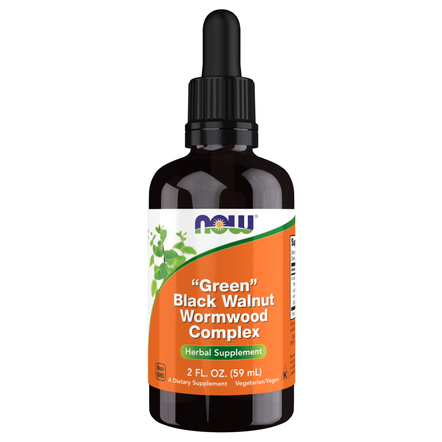 Green Black Walnut Wormwood Cloves Complex Liquid – NOW Foods